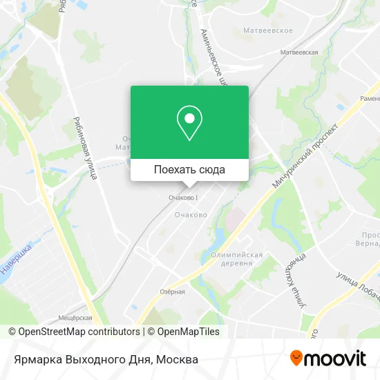 Карта Ярмарка Выходного Дня