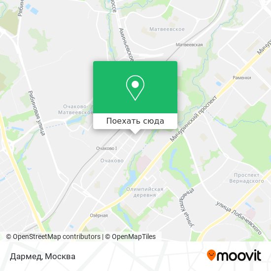 Карта Дармед