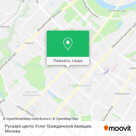 Карта Русаэро центр Услуг Гражданской Авиации