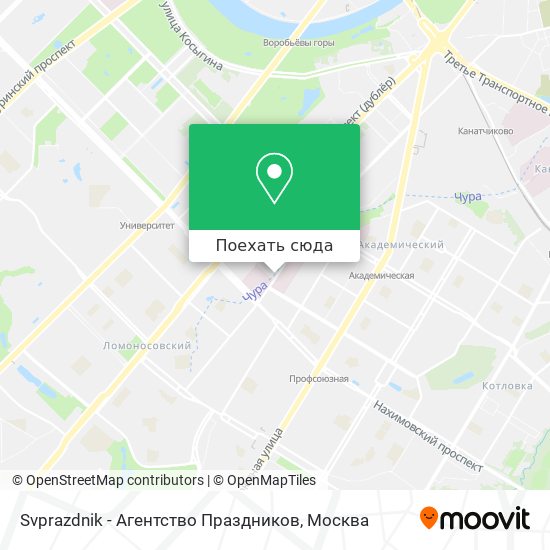 Карта Svprazdnik - Агентство Праздников