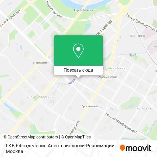 Карта ГКБ 64-отделение Анестезиологии-Реанимации