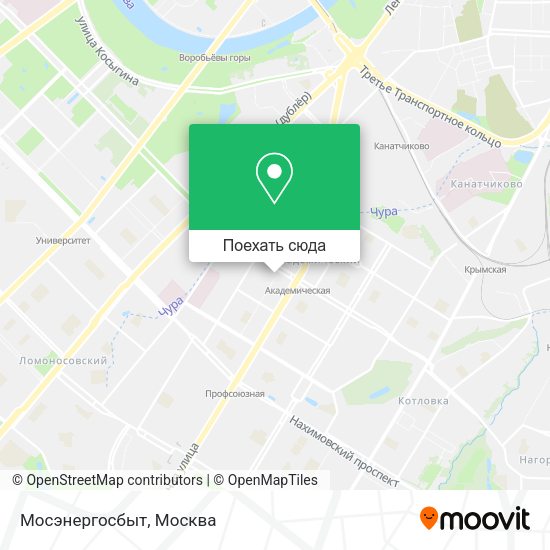 Карта Мосэнергосбыт