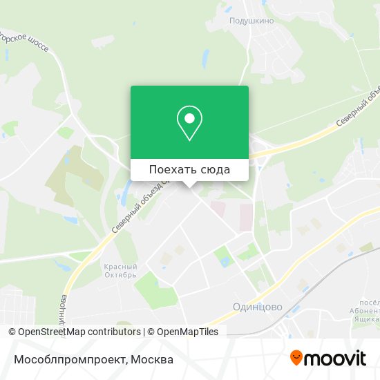 Карта Мособлпромпроект