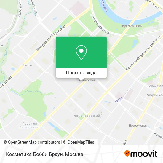 Карта Косметика Бобби Браун