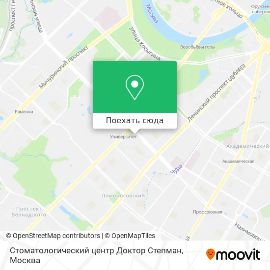 Карта Стоматологический центр Доктор Степман