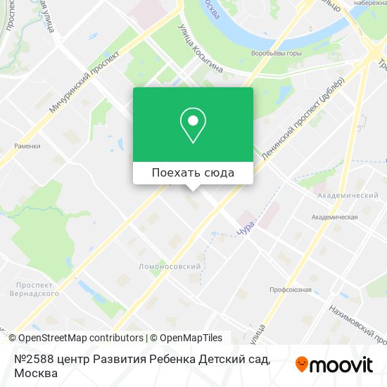 Карта №2588 центр Развития Ребенка Детский сад