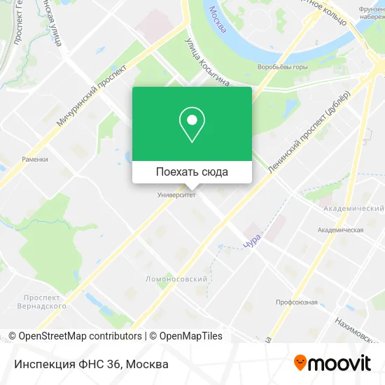 Карта Инспекция ФНС 36