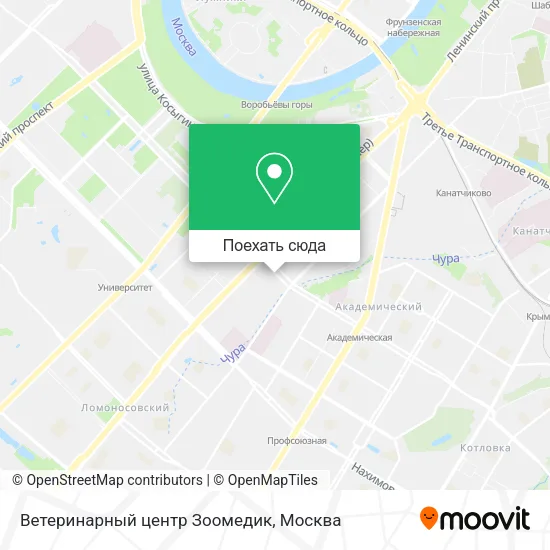 Карта Ветеринарный центр Зоомедик