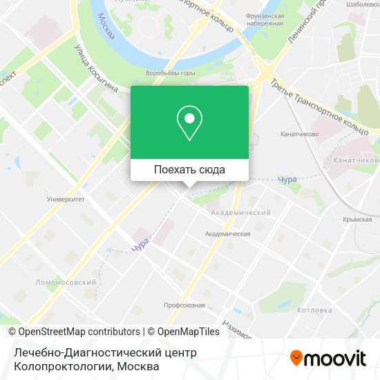 Карта Лечебно-Диагностический центр Колопроктологии