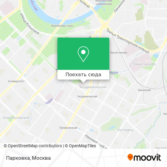 Карта Парковка