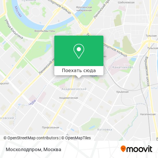 Карта Мосхолодпром