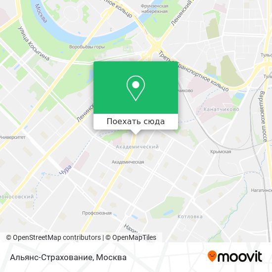 Карта Альянс-Страхование