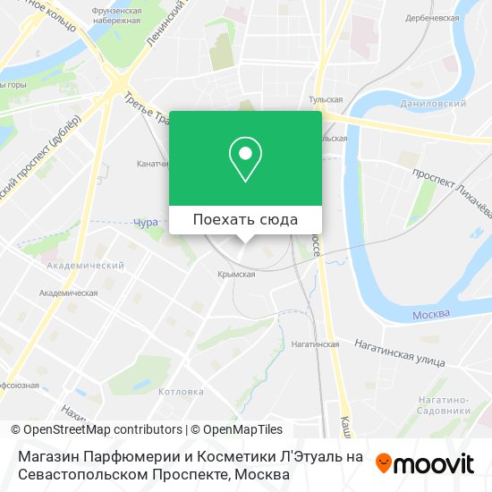 Карта Магазин Парфюмерии и Косметики Л'Этуаль на Севастопольском Проспекте