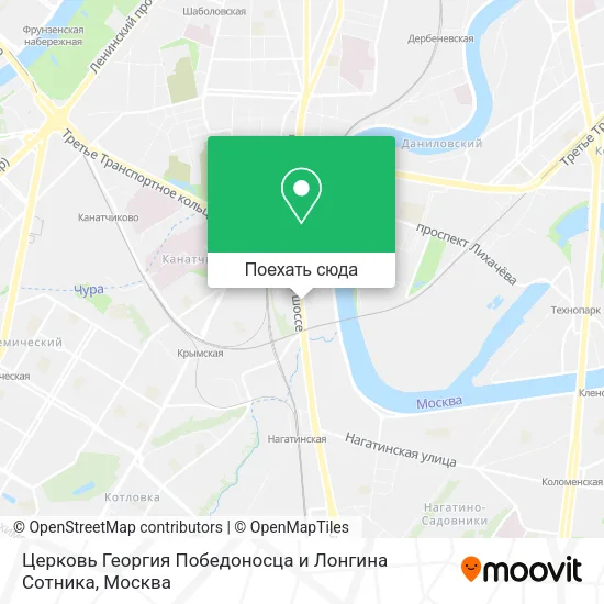 Карта Церковь Георгия Победоносца и Лонгина Сотника