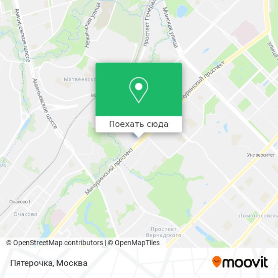 Карта Пятерочка