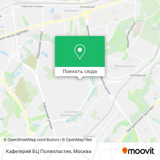Карта Кафетерий БЦ Полипластик