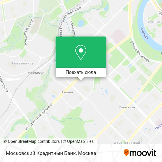Карта Московский Кредитный Банк