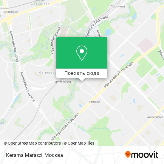 Карта Kerama Marazzi