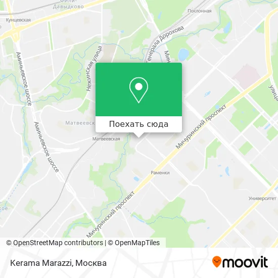 Карта Kerama Marazzi