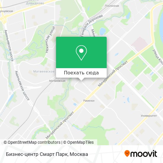 Карта Бизнес-центр Смарт Парк