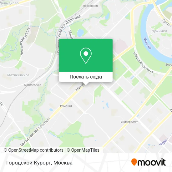 Карта Городской Курорт