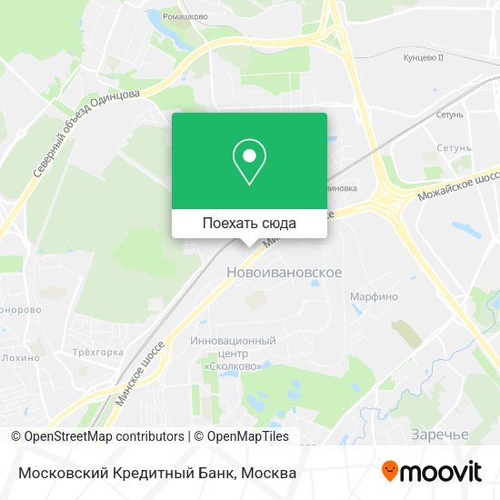 Карта Московский Кредитный Банк