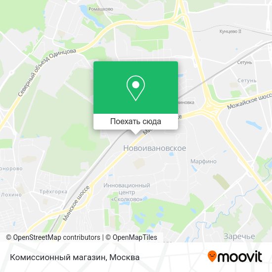 Карта Комиссионный магазин