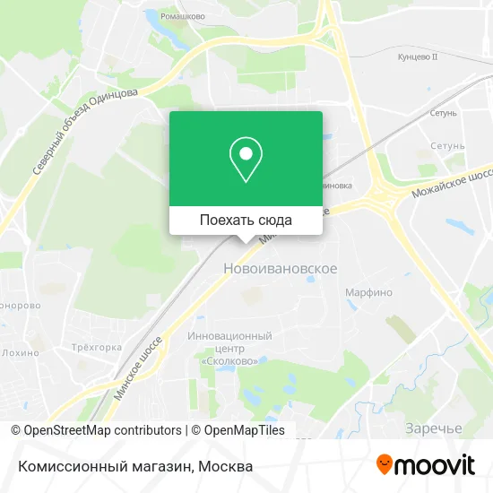 Карта Комиссионный магазин