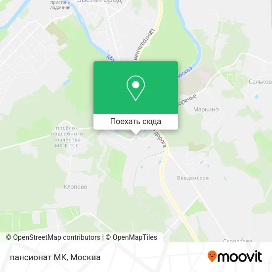 Карта пансионат МК