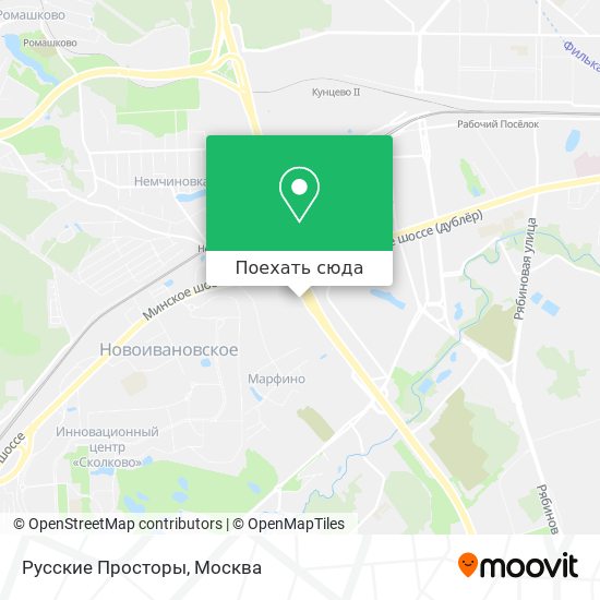 Карта Русские Просторы