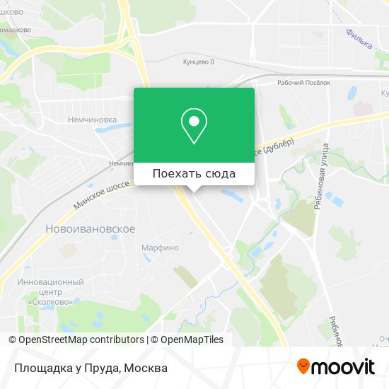 Карта Площадка у Пруда