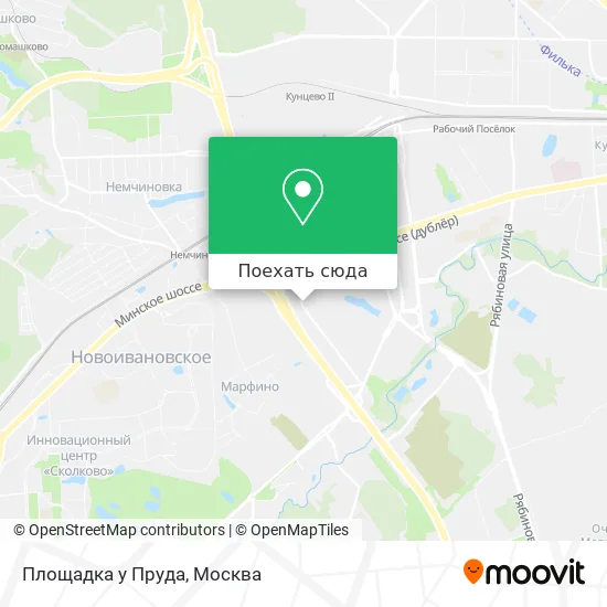 Карта Площадка у Пруда