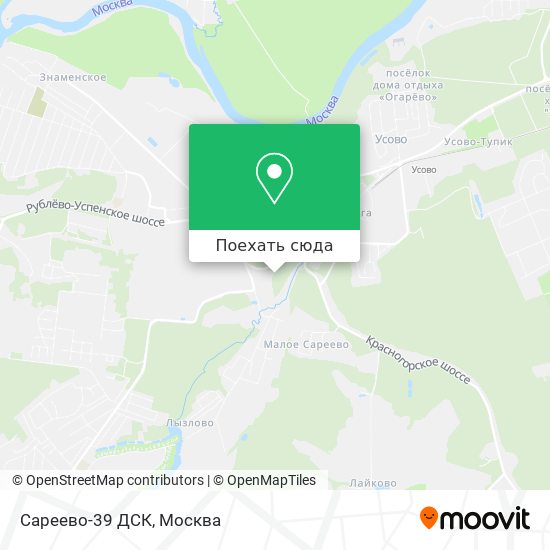 Карта Сареево-39 ДСК