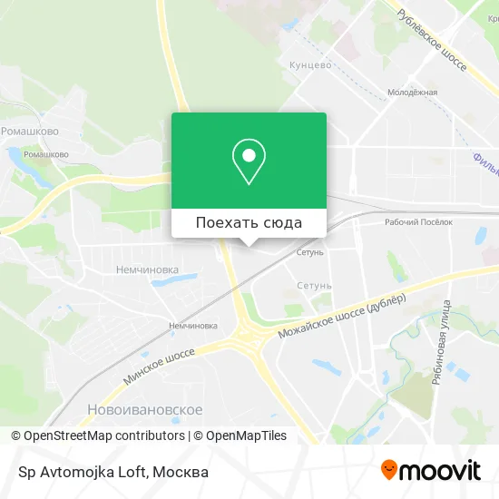 Карта Sp Avtomojka Loft