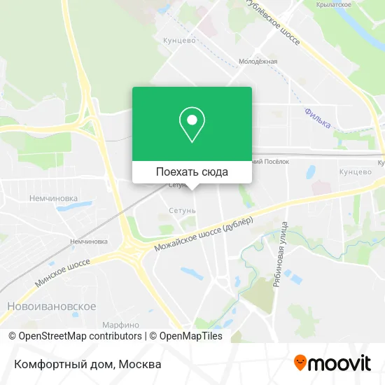 Карта Комфортный дом