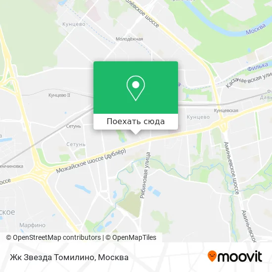 Карта Жк Звезда Томилино