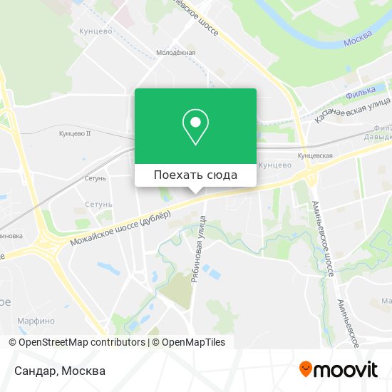 Карта Сандар