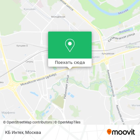 Карта КБ Интех