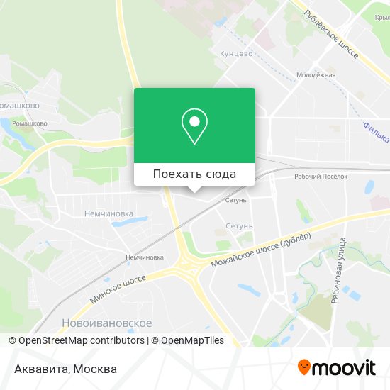 Карта Аквавита