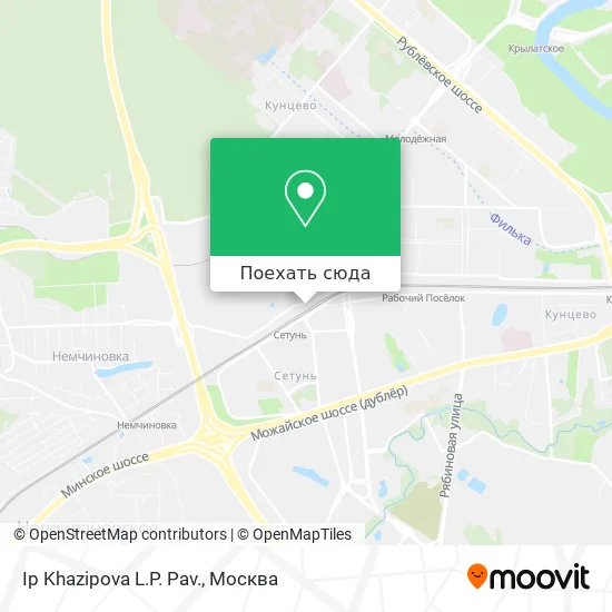 Карта Ip Khazipova L.P. Pav.