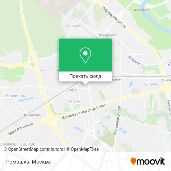 Карта Ромашка
