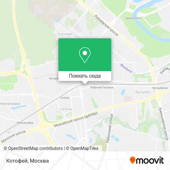 Карта Котофей