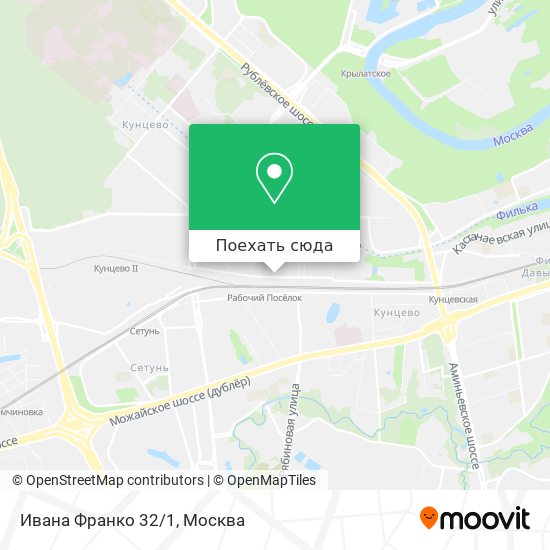 Карта Ивана Франко 32/1