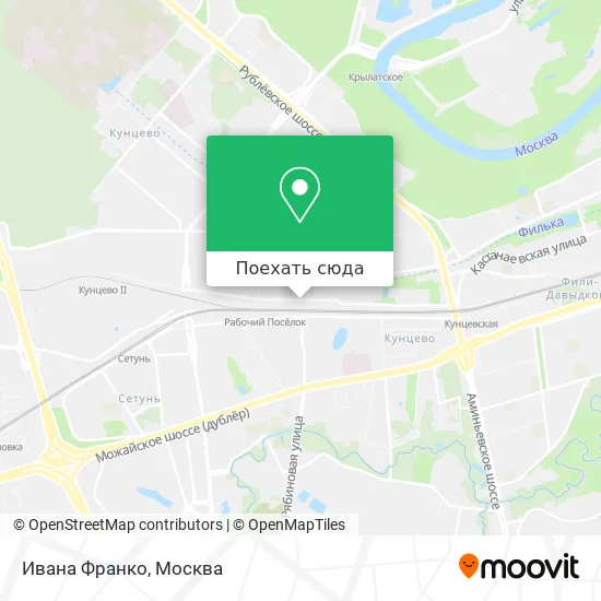 Карта Ивана Франко