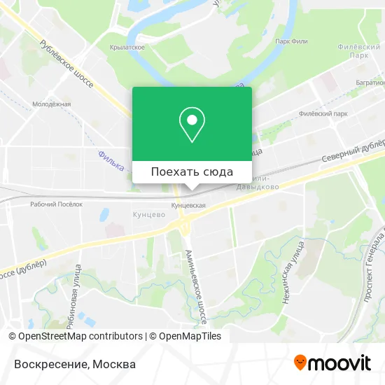 Карта Воскресение