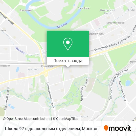 Карта Школа 97 с дошкольным отделением