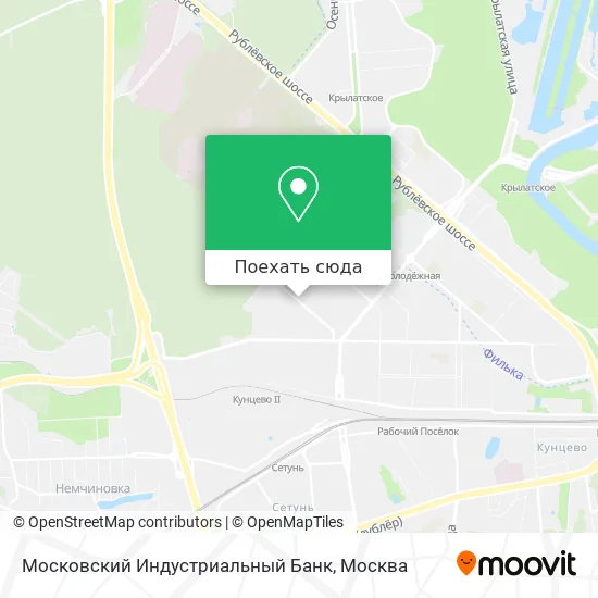 Карта Московский Индустриальный Банк