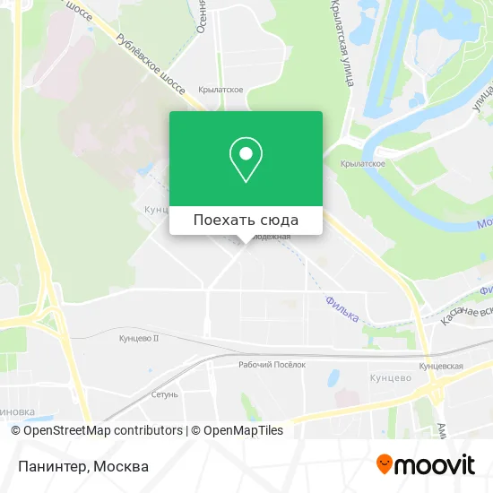 Карта Панинтер