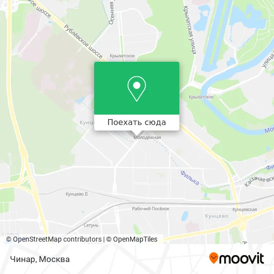 Карта Чинар