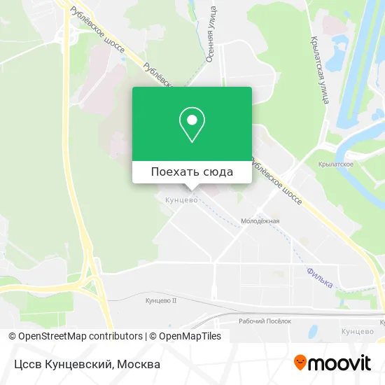 Карта Цссв Кунцевский